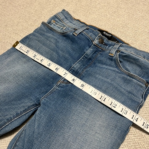 Hudson Barbara Super Skinny Jeans. Light Blue Ankle Cropped Denim. Size 28. - Picture 6 of 12